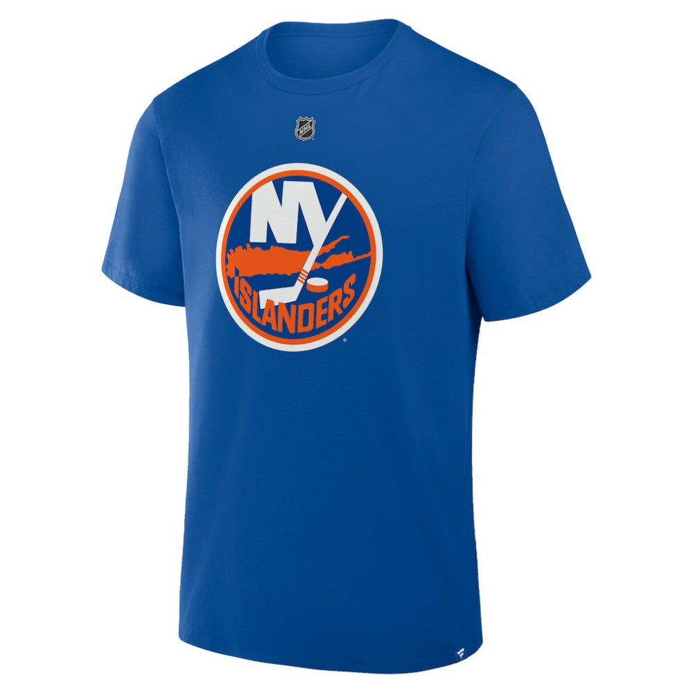 NHL Ilya Sorokin New York Islanders Fanatics Authentic Stack Name & Number T-Shirt - Royal