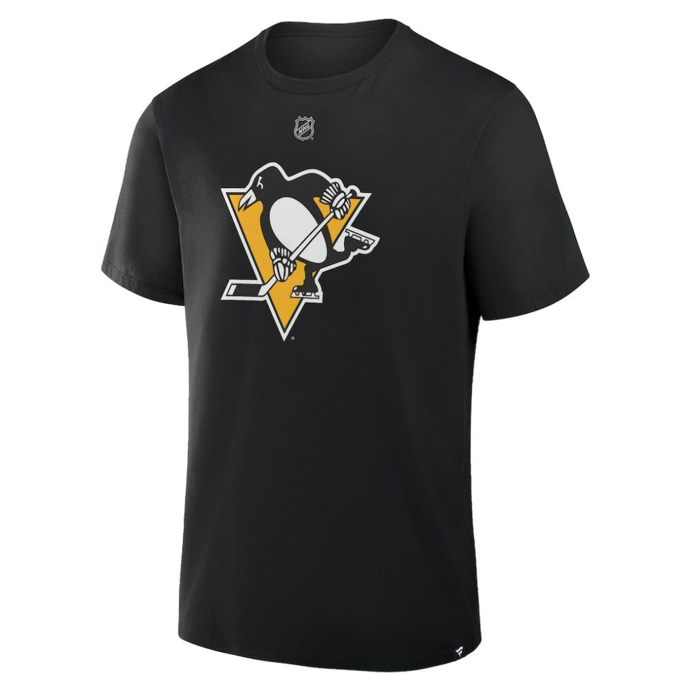 NHL Kris Letang Pittsburgh Penguins Fanatics Authentic Stack Name & Number T-Shirt - Black