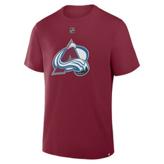 NHL Cale Makar Colorado Avalanche Fanatics Authentic Stack Name & Number T-Shirt - Burgundy