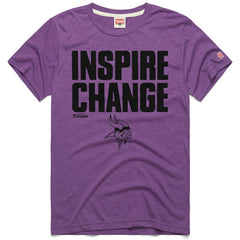 Minnesota Vikings Homage Unisex 2024 Inspire Change Tri-Blend T-Shirt Purple