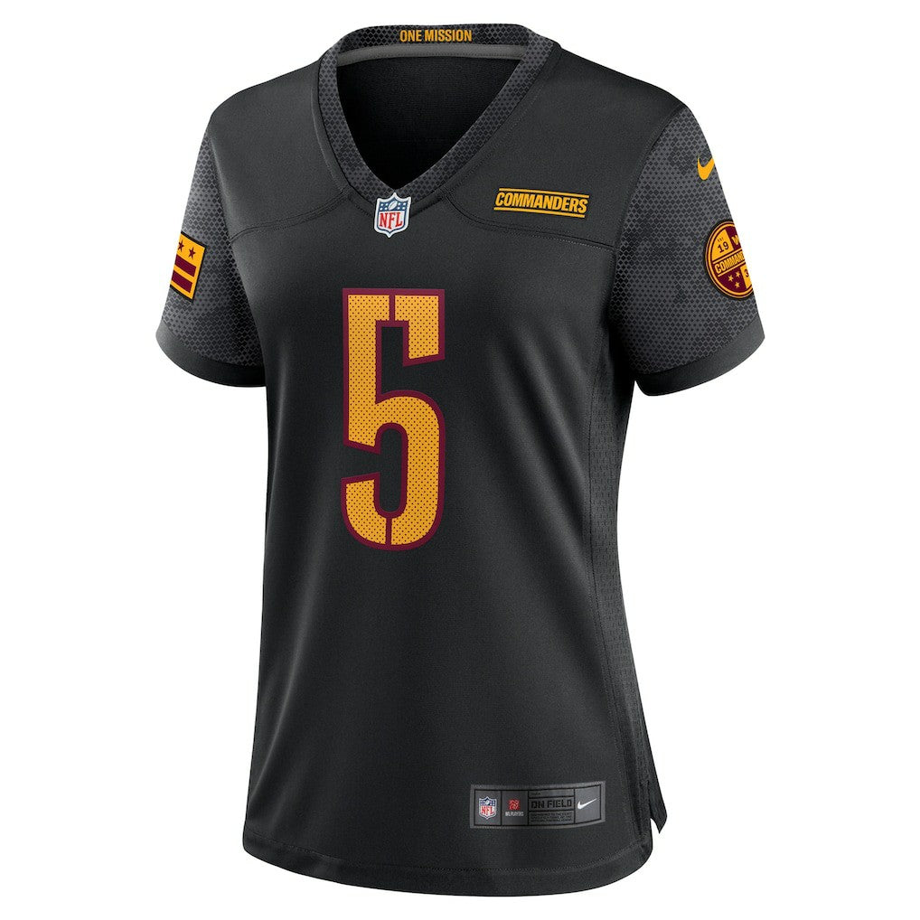Jayden Daniels Washington Commanders Women's Alternate Game Player Jersey Black