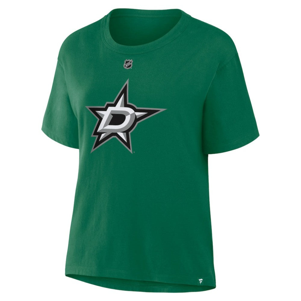 NHL Tyler Seguin Dallas Stars Fanatics Women's Authentic Stack Name & Number T-Shirt - Kelly Green