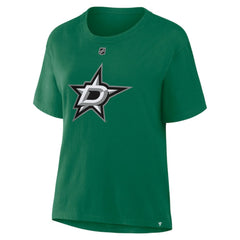 NHL Tyler Seguin Dallas Stars Fanatics Women's Authentic Stack Name & Number T-Shirt - Kelly Green
