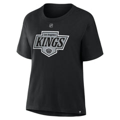 NHL Drew Doughty Los Angeles Kings Fanatics Women's Authentic Stack Name & Number T-Shirt - Black