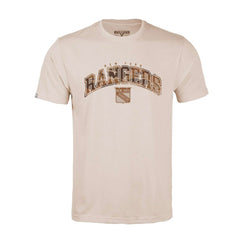 NHL New York Rangers Levelwear Desert Camo Richmond Decoy T-Shirt - Khaki