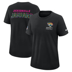 Jacksonville Jaguars Women's 2025 NFL Crucial Catch Tri-Blend Dri-FIT T-Shirt Black