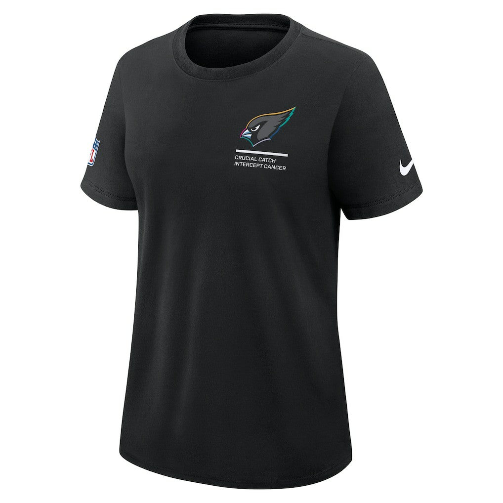 Arizona Cardinals Women's 2025 NFL Crucial Catch Tri-Blend Dri-FIT T-Shirt Black