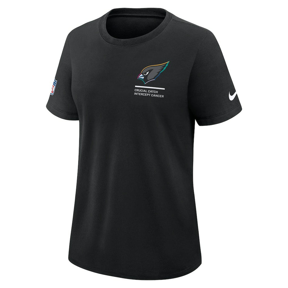 Arizona Cardinals Women's 2025 NFL Crucial Catch Tri-Blend Dri-FIT T-Shirt Black