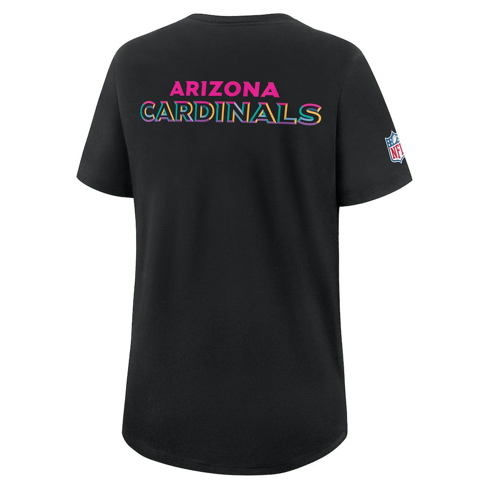 Arizona Cardinals Women's 2025 NFL Crucial Catch Tri-Blend Dri-FIT T-Shirt Black