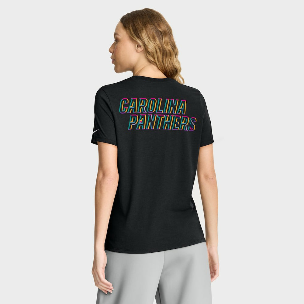 Carolina Panthers Women's 2025 NFL Crucial Catch Tri-Blend Dri-FIT T-Shirt Black