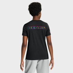 Chicago Bears Women's 2025 NFL Crucial Catch Tri-Blend Dri-FIT T-Shirt Black
