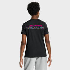 Houston Texans Women's 2025 NFL Crucial Catch Tri-Blend Dri-FIT T-Shirt Black
