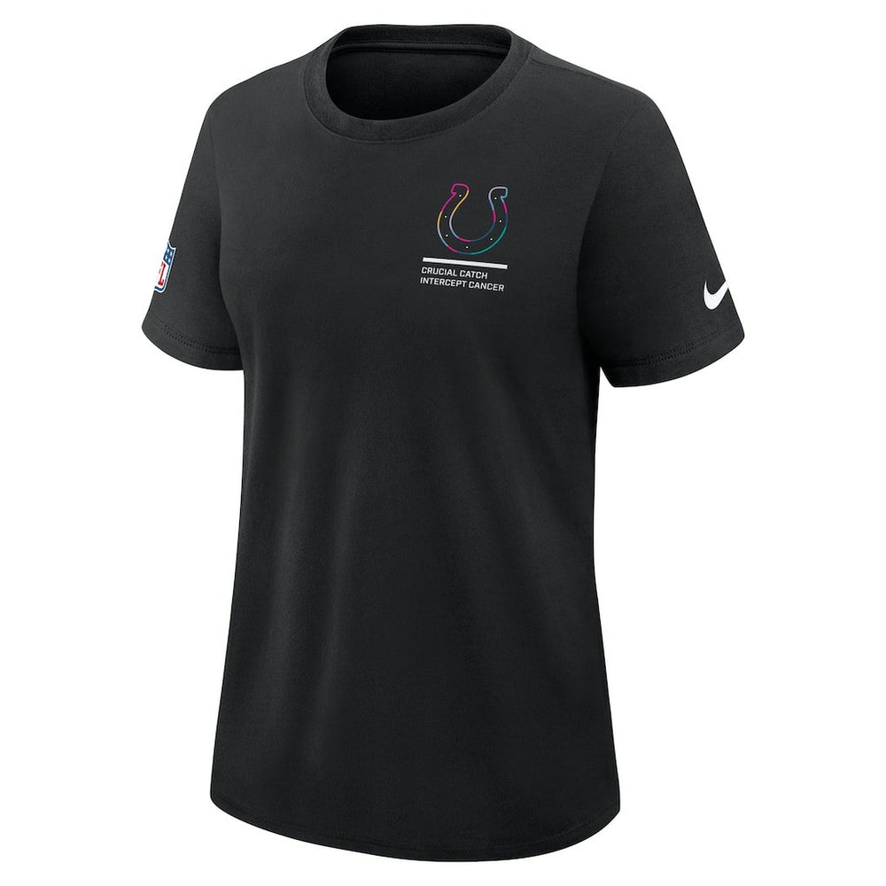Indianapolis Colts Women's 2025 NFL Crucial Catch Tri-Blend Dri-FIT T-Shirt Black