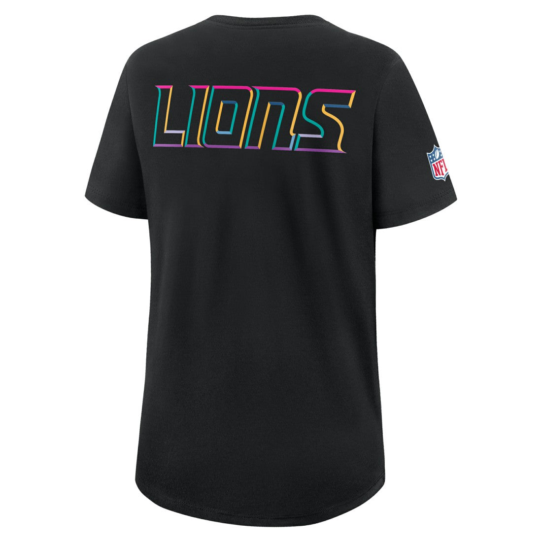 Detroit Lions Women's 2025 NFL Crucial Catch Tri-Blend Dri-FIT T-Shirt Black