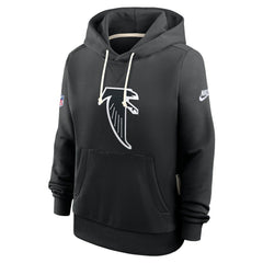 Atlanta Falcons Women's Throwback Sideline Standard Issue Dri-FIT Hoodie Black