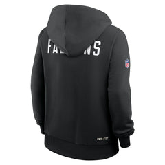 Atlanta Falcons Women's Throwback Sideline Standard Issue Dri-FIT Hoodie Black