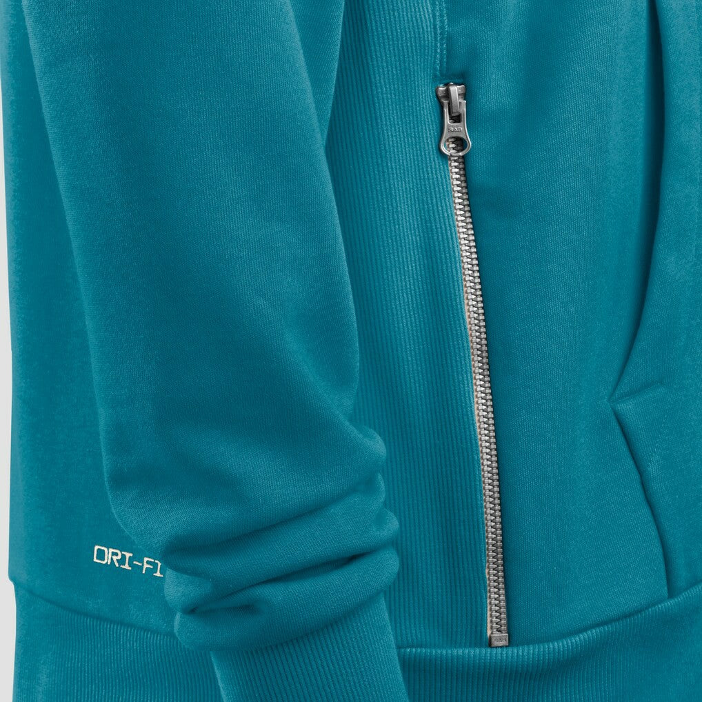 Jacksonville Jaguars Women's Throwback Sideline Standard Issue Dri-FIT Hoodie Teal