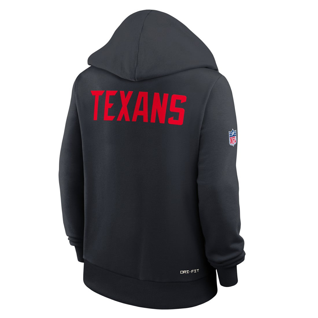 Houston Texans Women's Throwback Sideline Standard Issue Dri-FIT Hoodie Navy