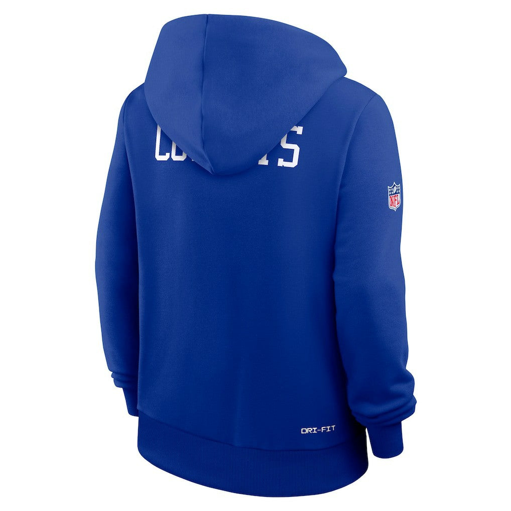 Dallas Cowboys Women's Throwback Sideline Standard Issue Dri-FIT Hoodie Royal
