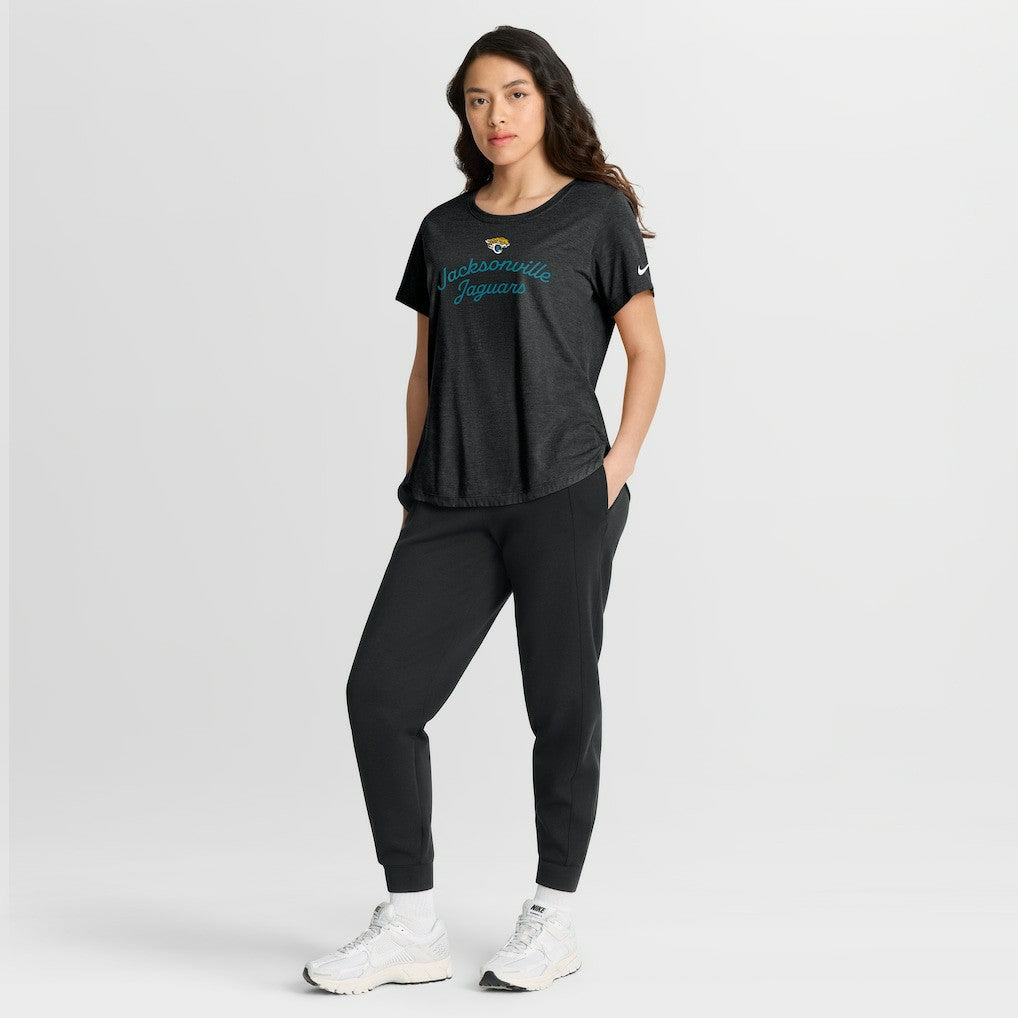 Jacksonville Jaguars Women's Script Tri-Blend T-Shirt Black