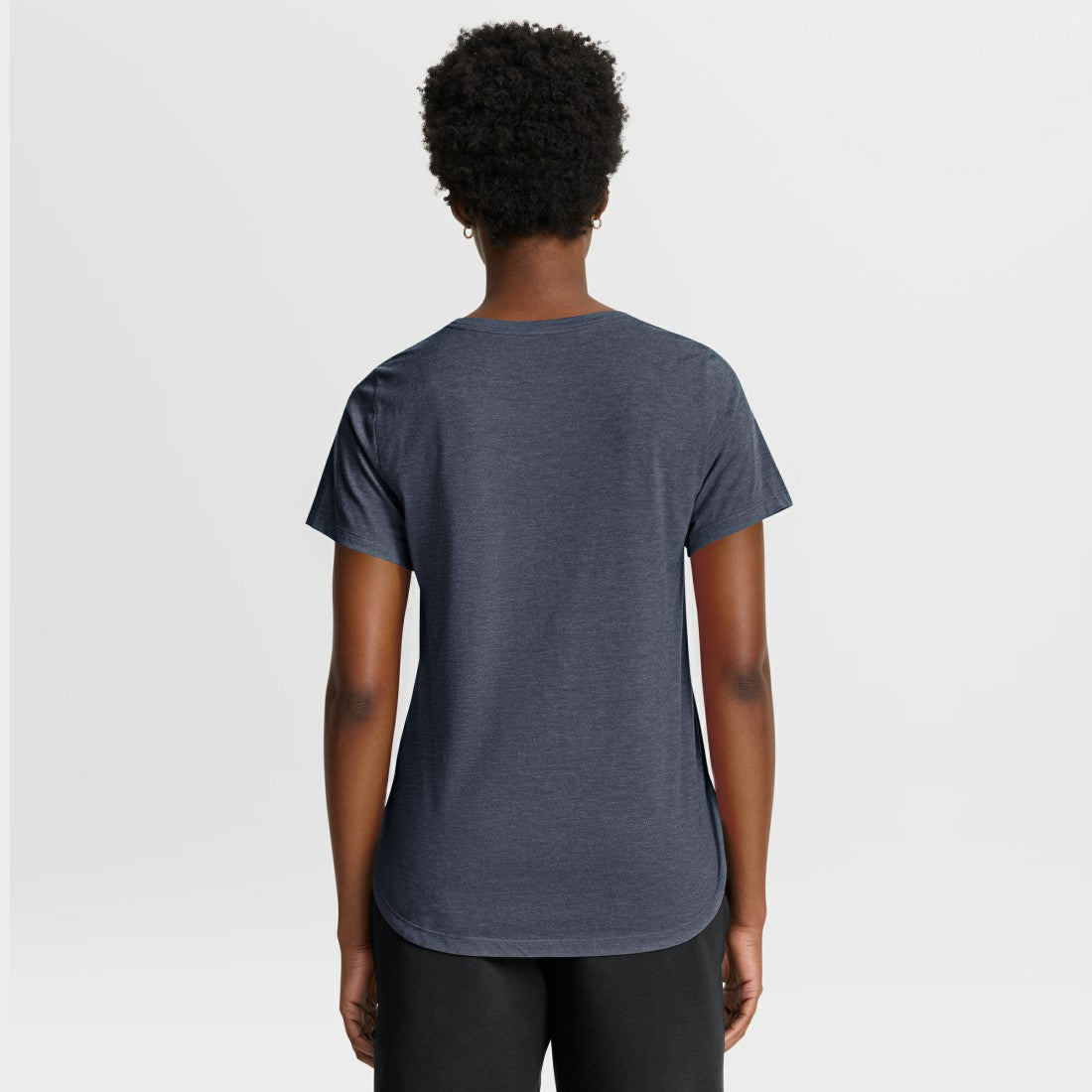 Seattle Seahawks Women's Script Tri-Blend T-Shirt College Navy