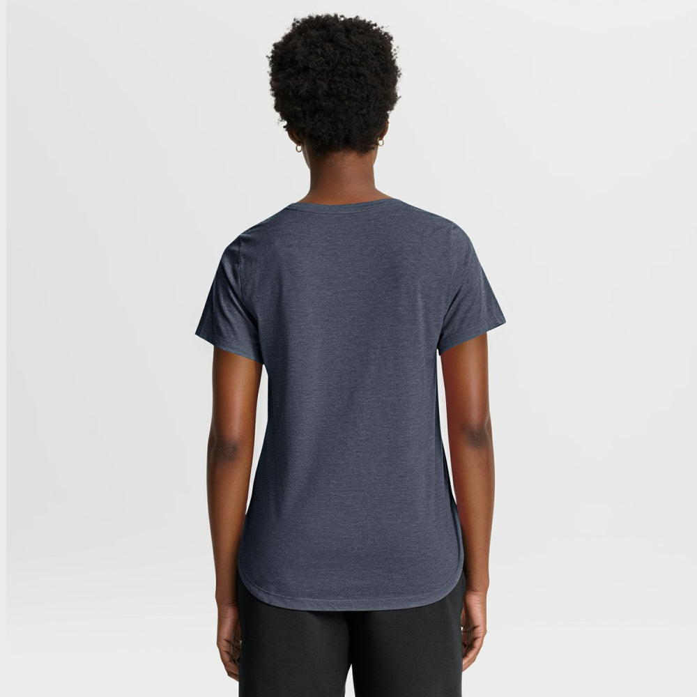 Seattle Seahawks Women's Script Tri-Blend T-Shirt College Navy
