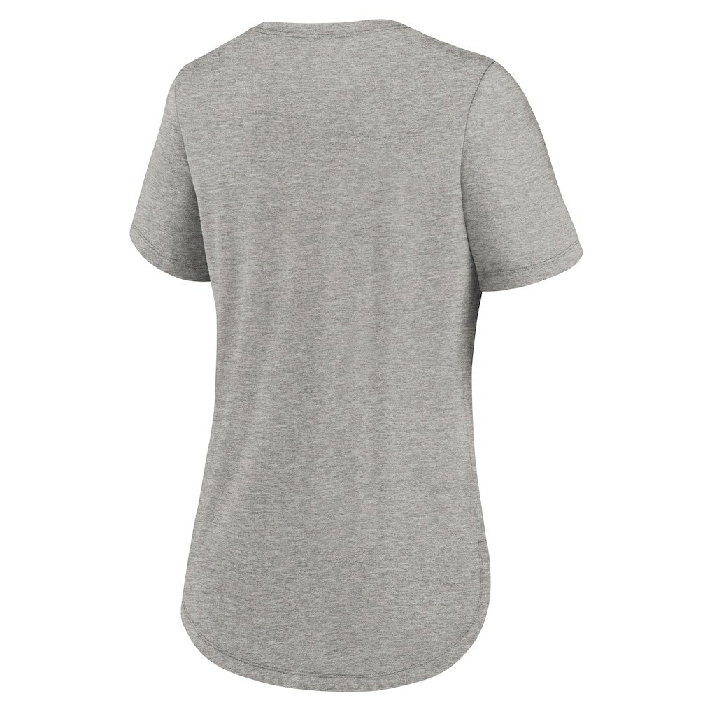 Cleveland Browns Women's Script Tri-Blend T-Shirt Gray