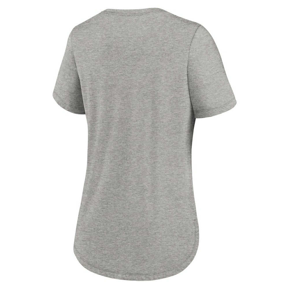 Cleveland Browns Women's Script Tri-Blend T-Shirt Gray