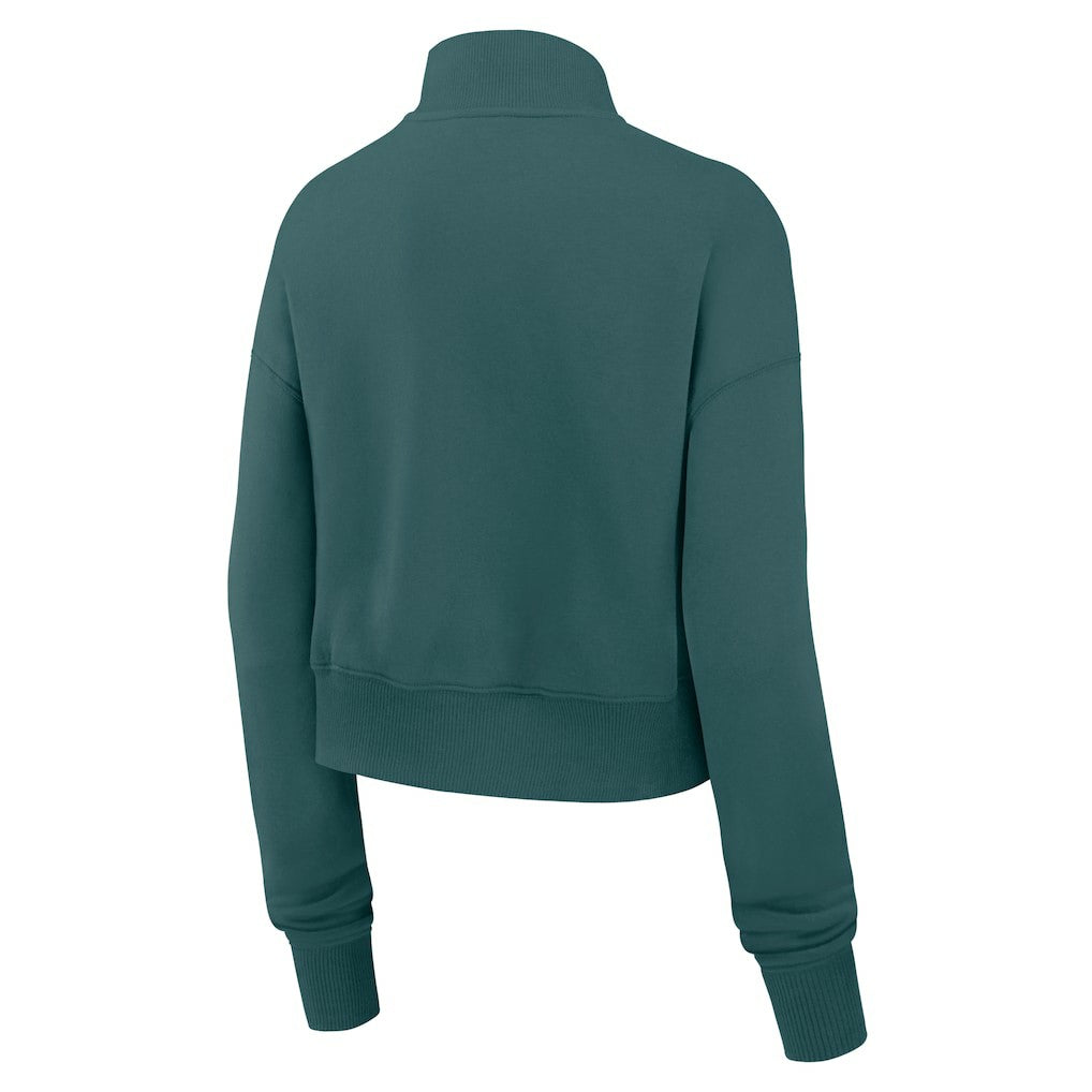Philadelphia Eagles Women's Primetime Phoenix Half-Zip Sweatshirt Midnight Green