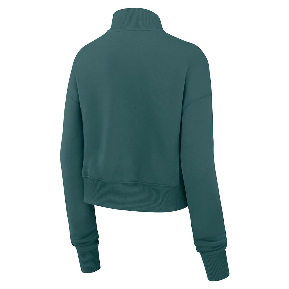 Philadelphia Eagles Women's Primetime Phoenix Half-Zip Sweatshirt Midnight Green