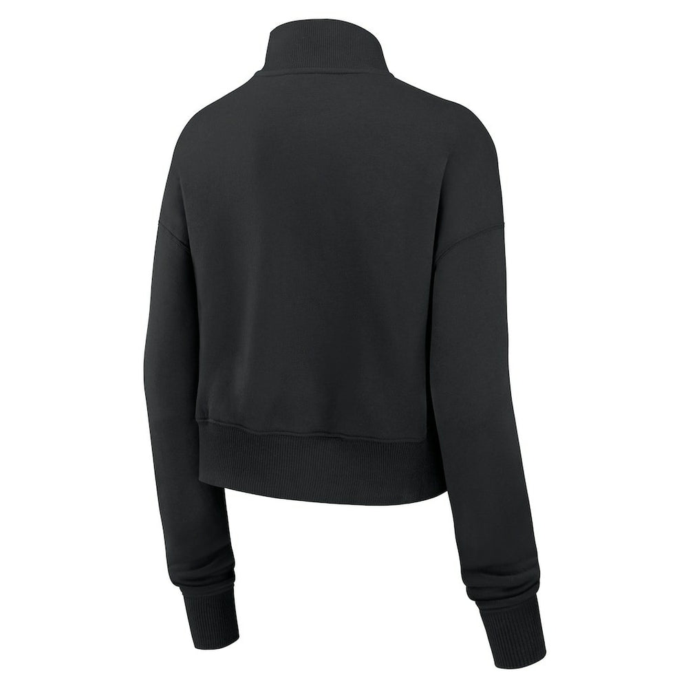Pittsburgh Steelers Women's Primetime Phoenix Half-Zip Sweatshirt Black