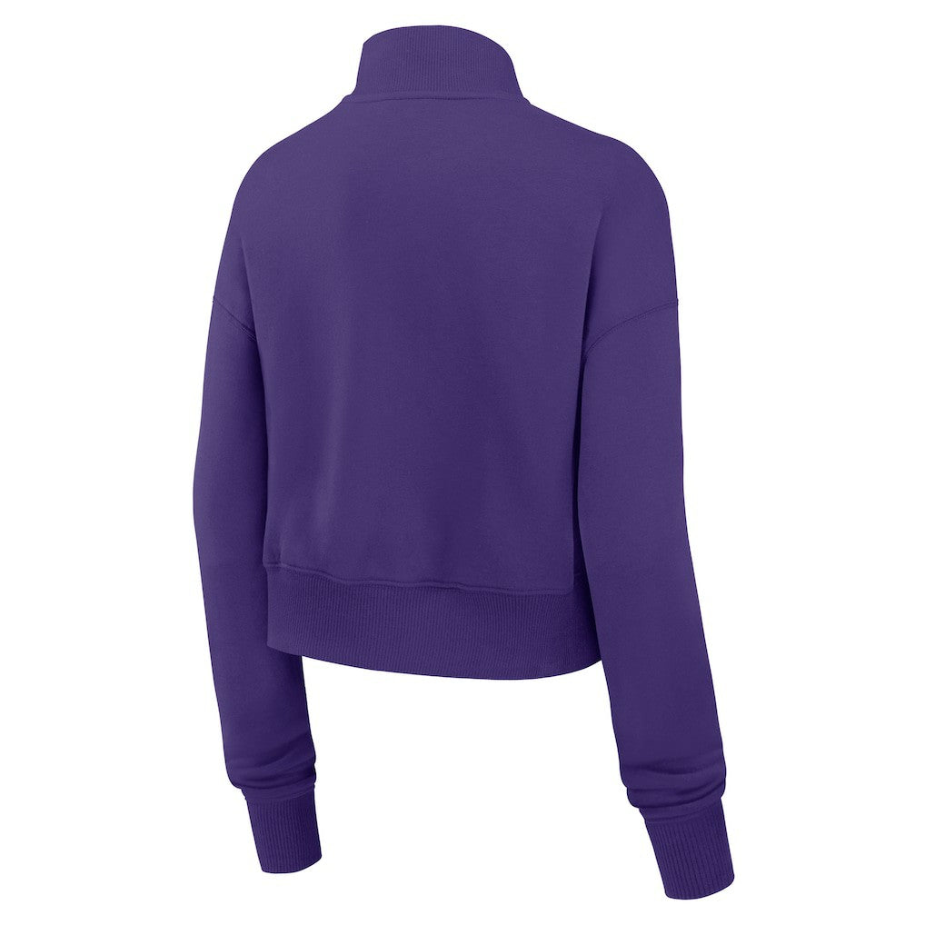 Minnesota Vikings Women's Primetime Phoenix Half-Zip Sweatshirt Purple