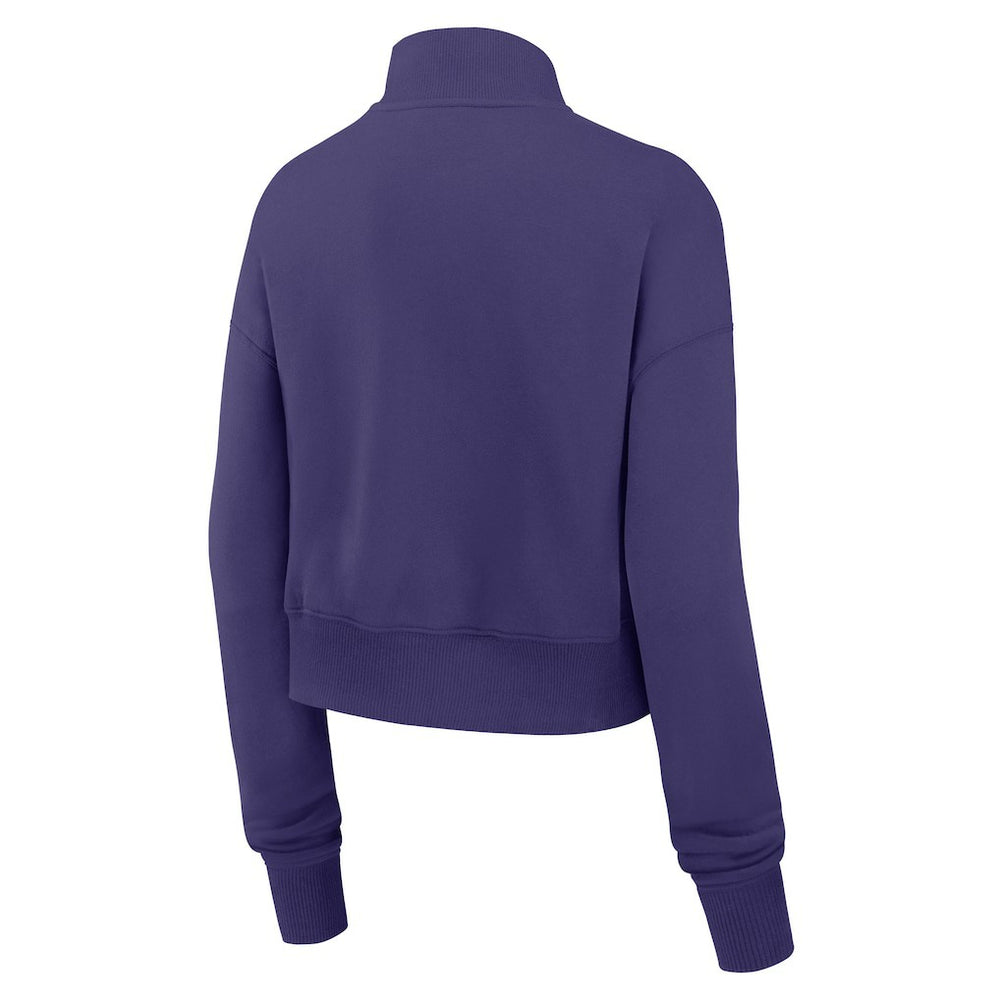 Baltimore Ravens Women's Primetime Phoenix Half-Zip Sweatshirt Purple