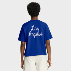 Los Angeles Rams Women's Rewind Pocket Boxy T-Shirt Royal