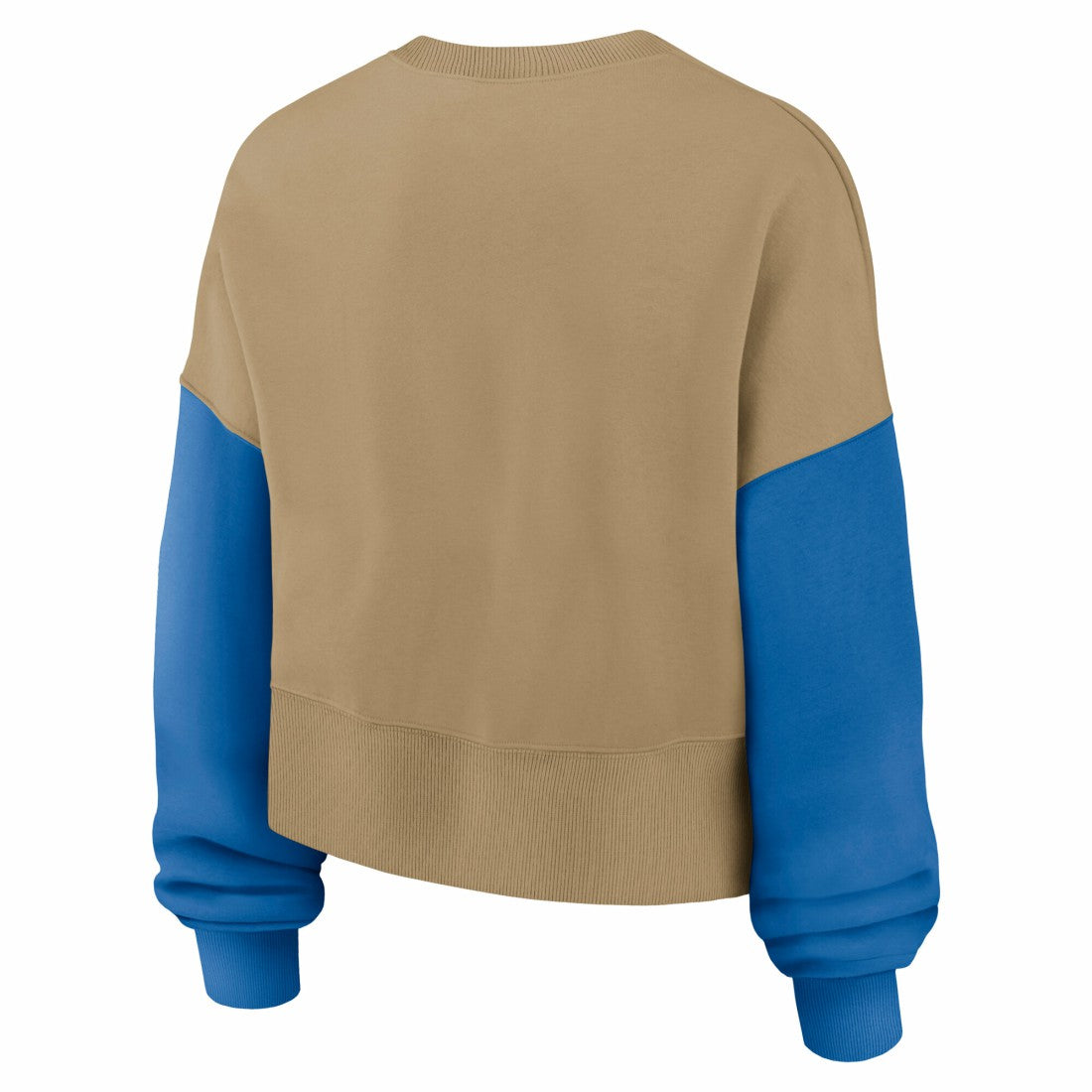 Detroit Lions Women's Oversized Rewind Pullover Sweatshirt Tan