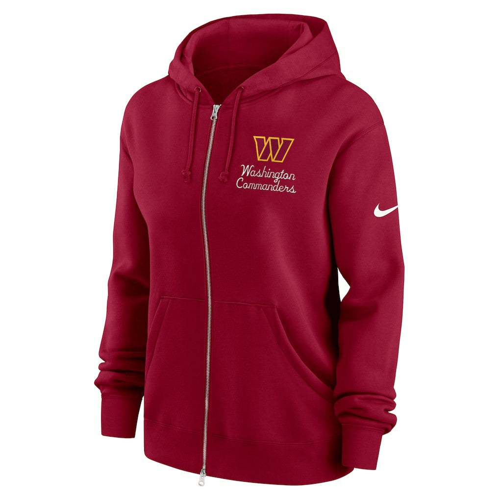 Washington Commanders Women's Phoenix Rewind Full-Zip Hoodie Burgundy