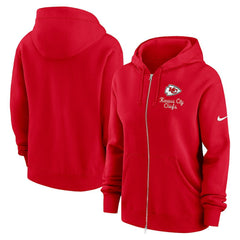 Kansas City Chiefs Women's Phoenix Rewind Full-Zip Hoodie Red