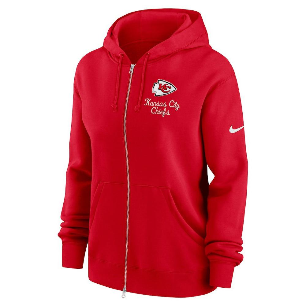 Kansas City Chiefs Women's Phoenix Rewind Full-Zip Hoodie Red