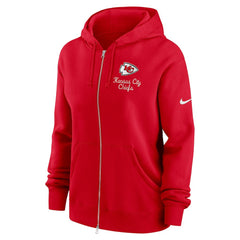 Kansas City Chiefs Women's Phoenix Rewind Full-Zip Hoodie Red