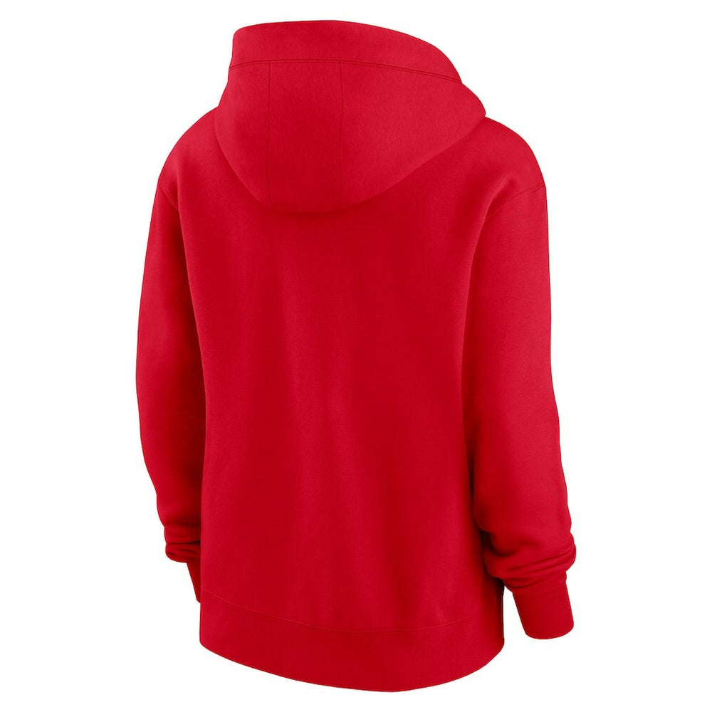 San Francisco 49ers Women's Phoenix Rewind Full-Zip Hoodie Scarlet