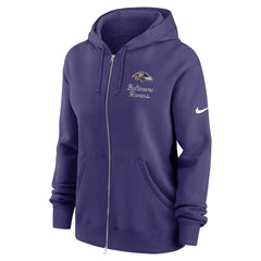 Baltimore Ravens Women's Phoenix Rewind Full-Zip Hoodie Purple