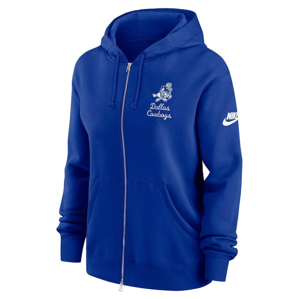 Dallas Cowboys Women's Phoenix Rewind Full-Zip Hoodie Navy