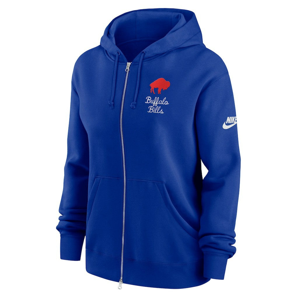 Buffalo Bills Women's Phoenix Rewind Full-Zip Hoodie Royal