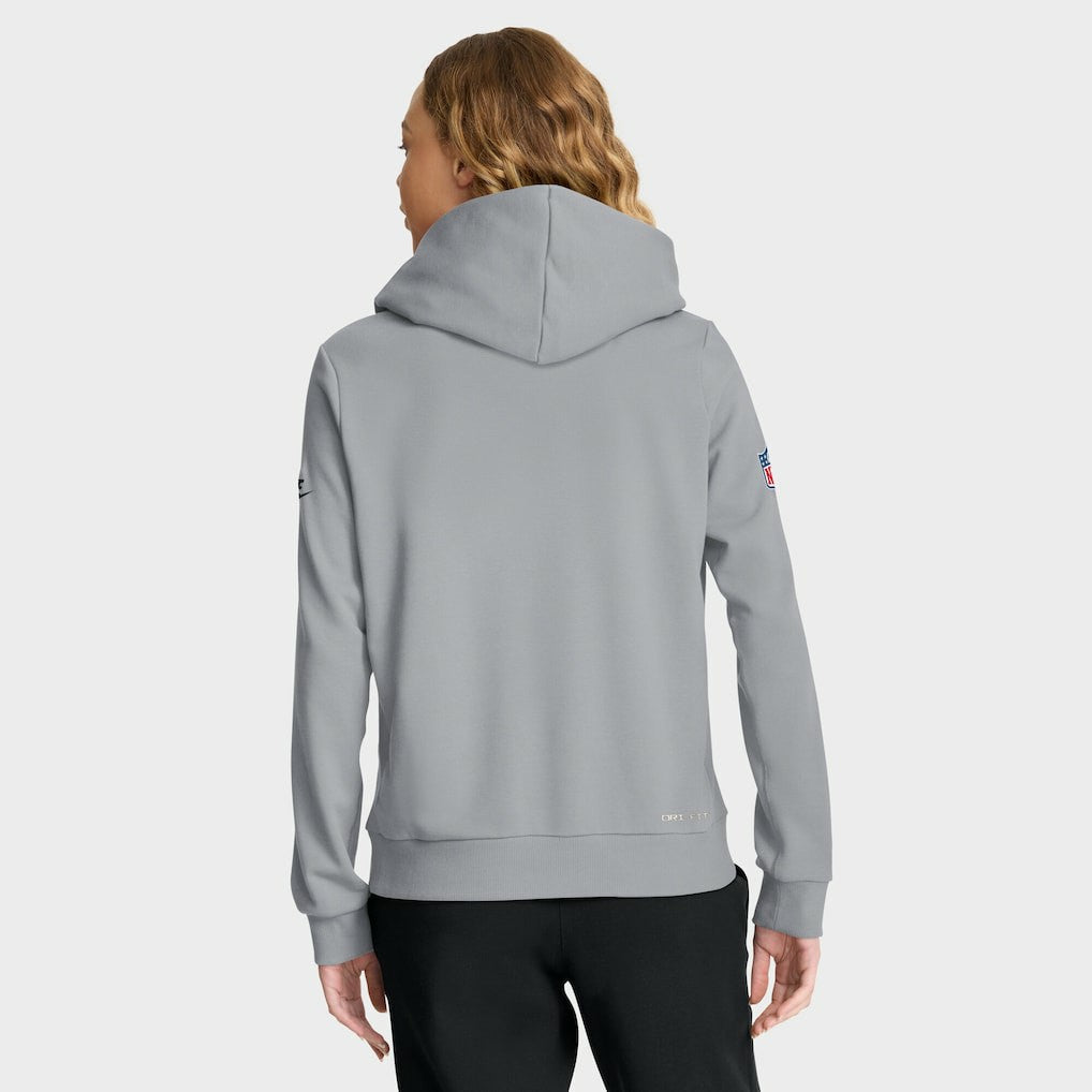 Pittsburgh Steelers Women's 1933 Sideline Standard Issue Dri-FIT Hoodie Gray