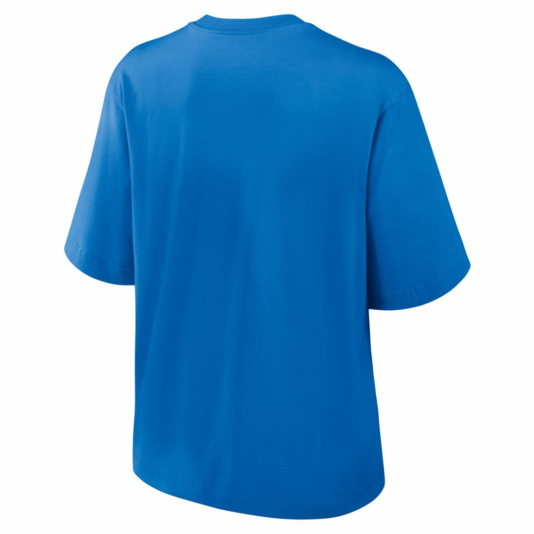 Detroit Lions Women's Essential Script Relaxed Boxy T-Shirt Blue