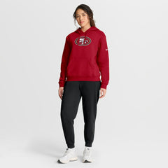 San Francisco 49ers Women's Club Fleece Hoodie Scarlet