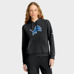 Detroit Lions Women's Club Fleece Hoodie Black