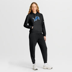 Detroit Lions Women's Club Fleece Hoodie Black