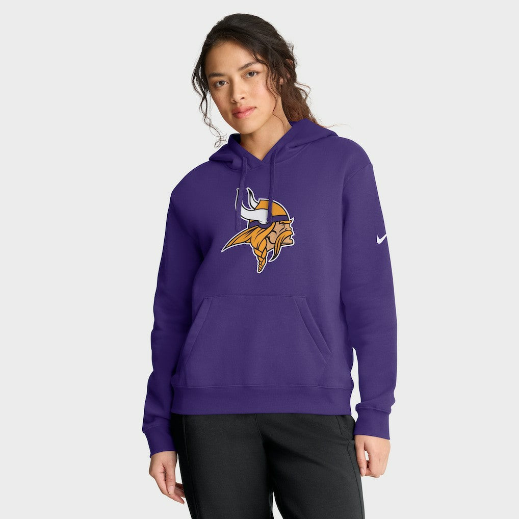 Minnesota Vikings Women's Club Fleece Hoodie Purple