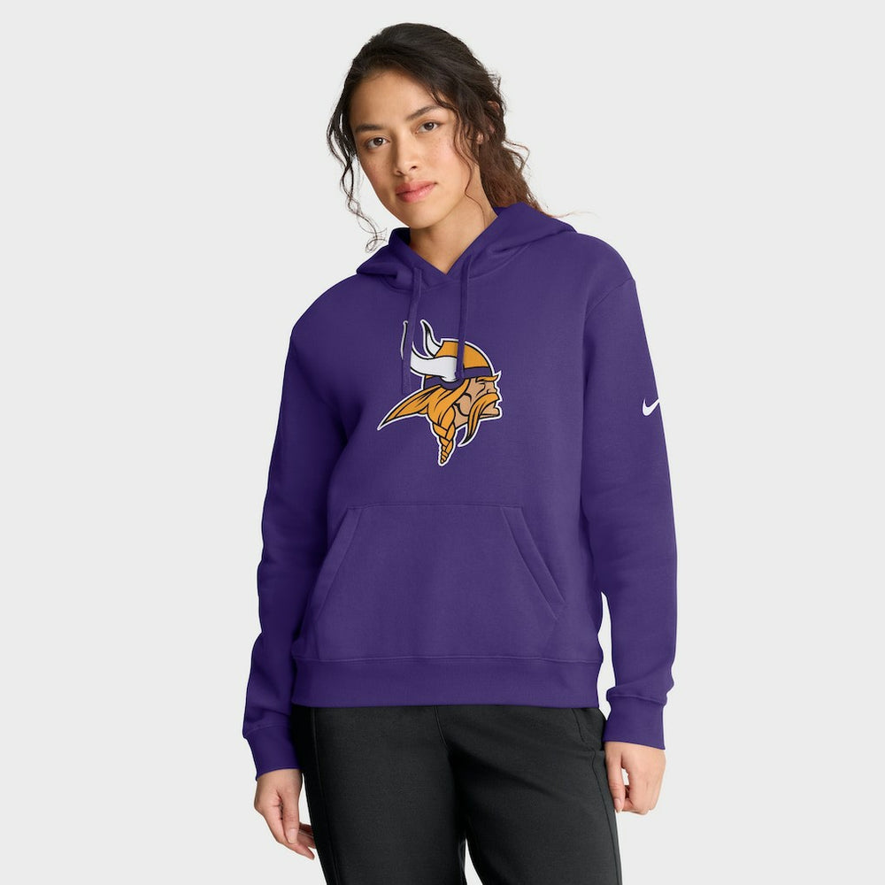 Minnesota Vikings Women's Club Fleece Hoodie Purple